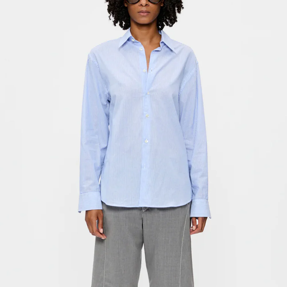 6397 - Chemise Habillée - Rayures Bleues