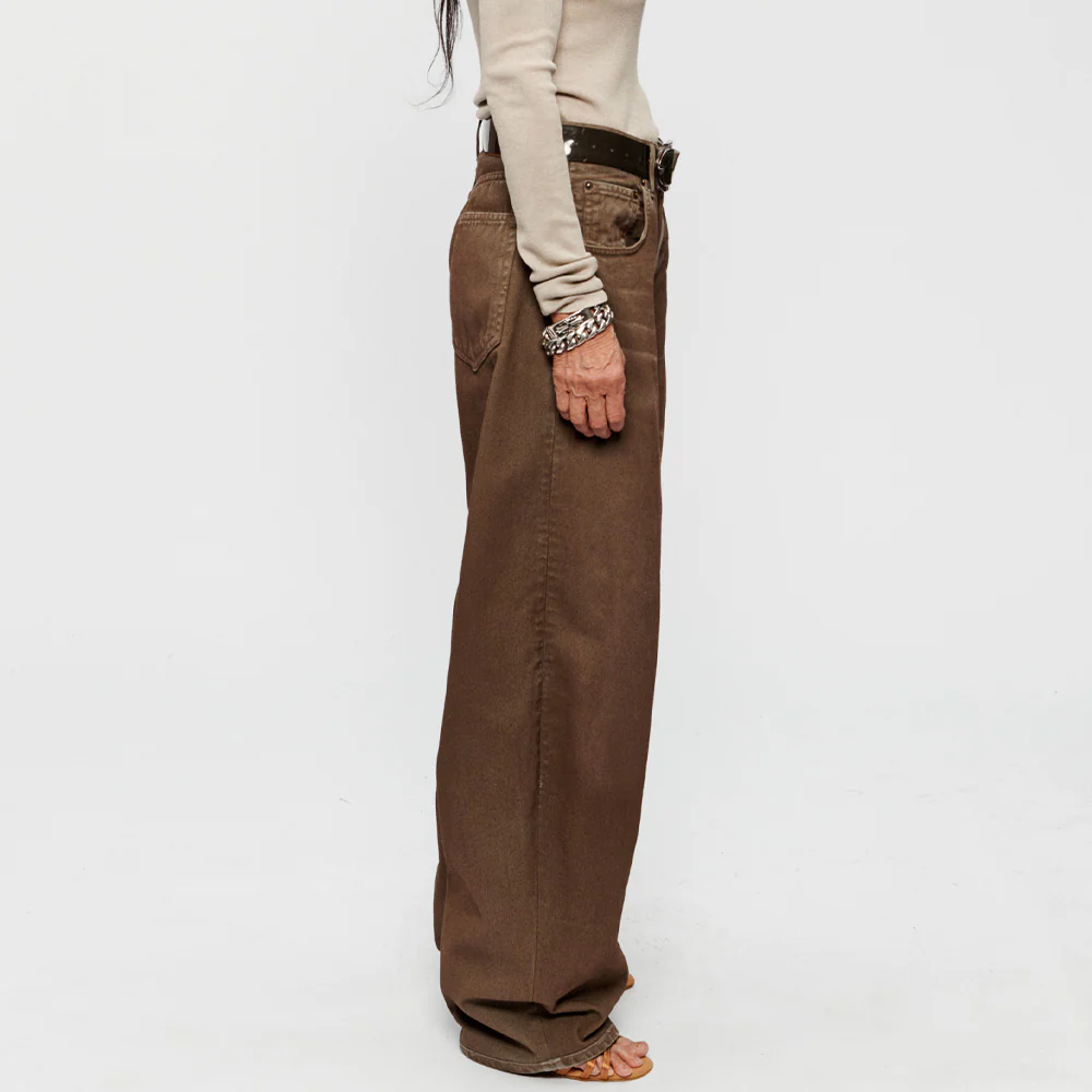 6397 - Jeans Roomy - Earth Clay - Image 2