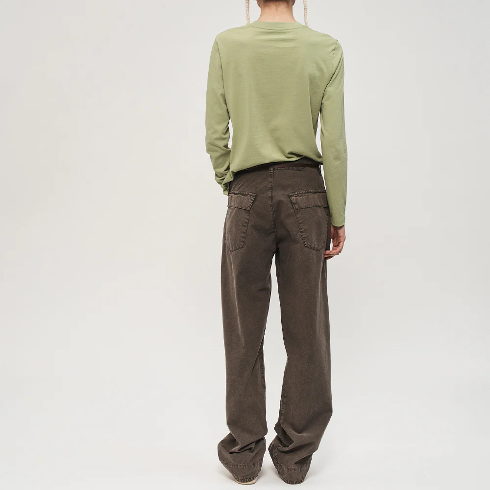 6397 - Pantalon Darted - Olive - Image 4