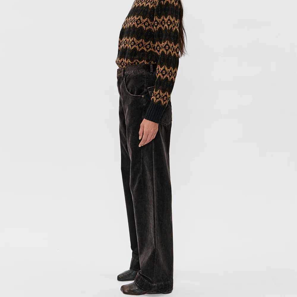 6397 - Pantalon Side Dart - Ebony - Image 2