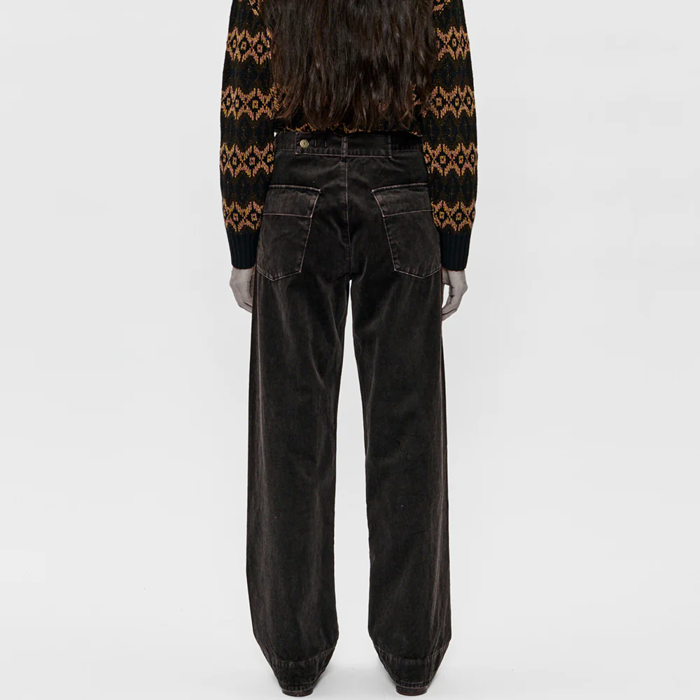 6397 - Pantalon Side Dart - Ebony - Image 3