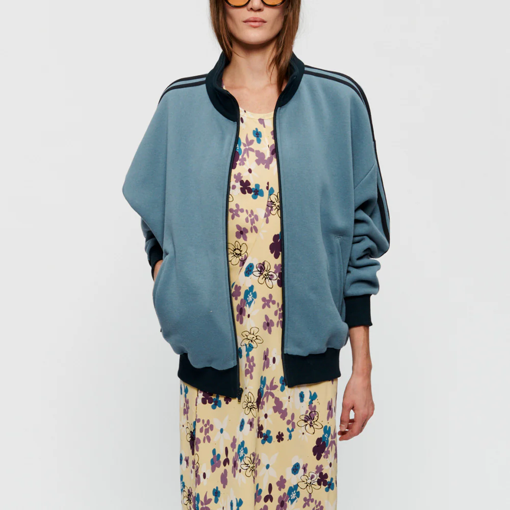 6397 - Veste Polaire Track Zip Up - Bleu