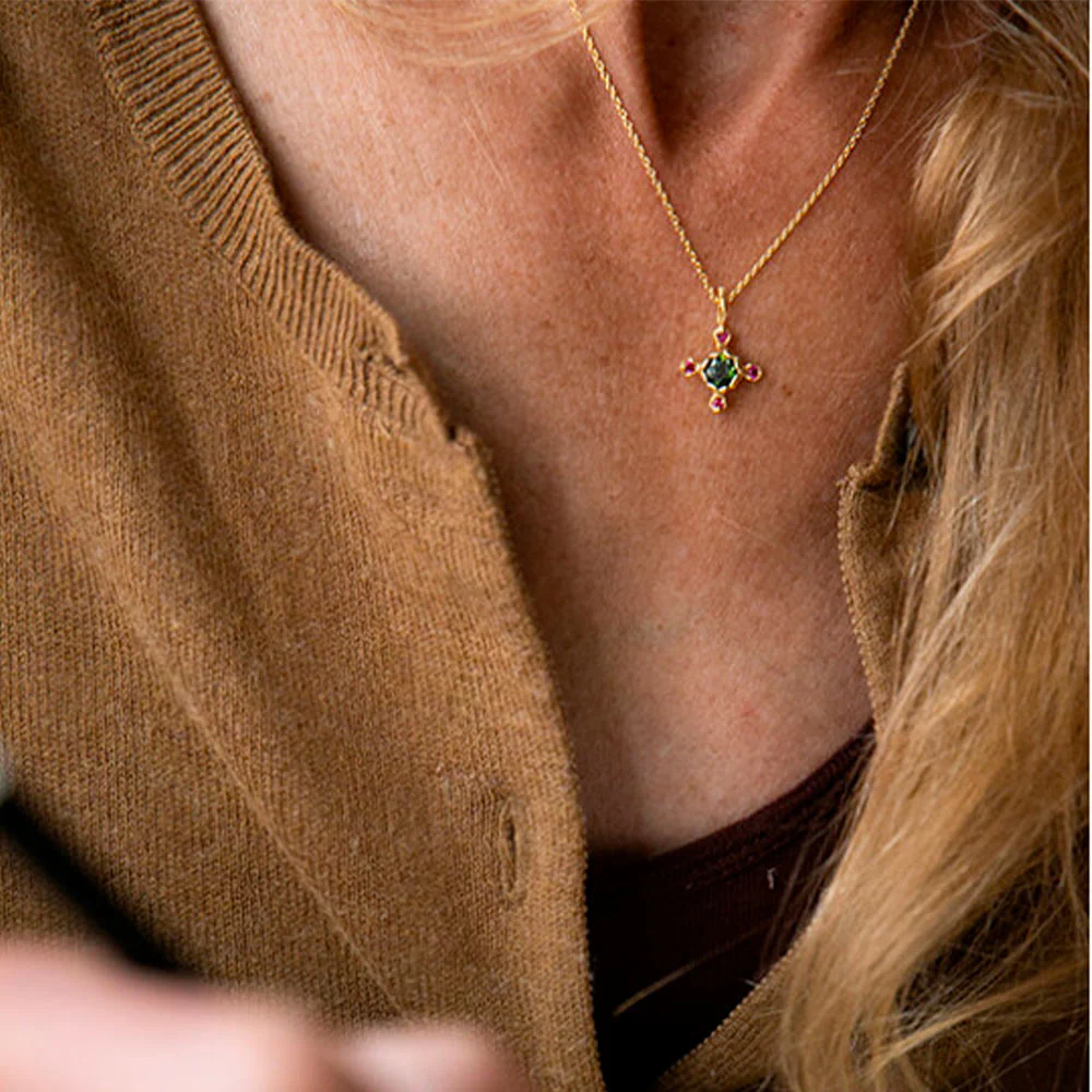 Alix D. Reynis - Collier Anna - Vert - Image 3