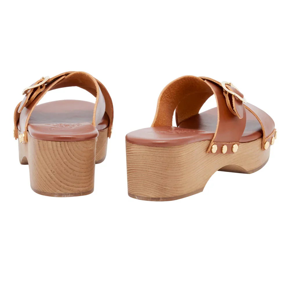 Ancient Greek Sandals - Sabot Marilisa - Marron Cotto - Image 3
