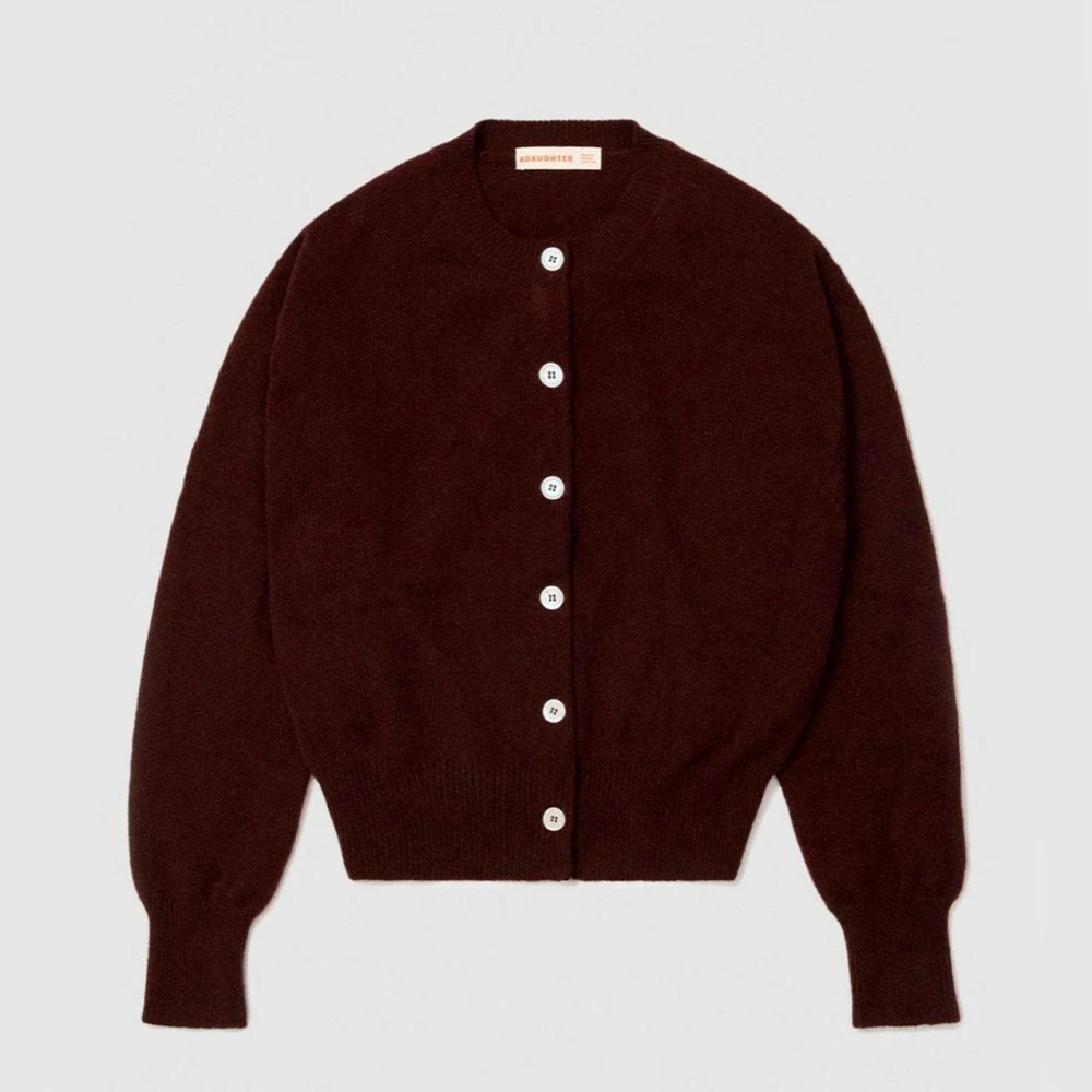 & Daughter - Cardigan Ada - Burgundy