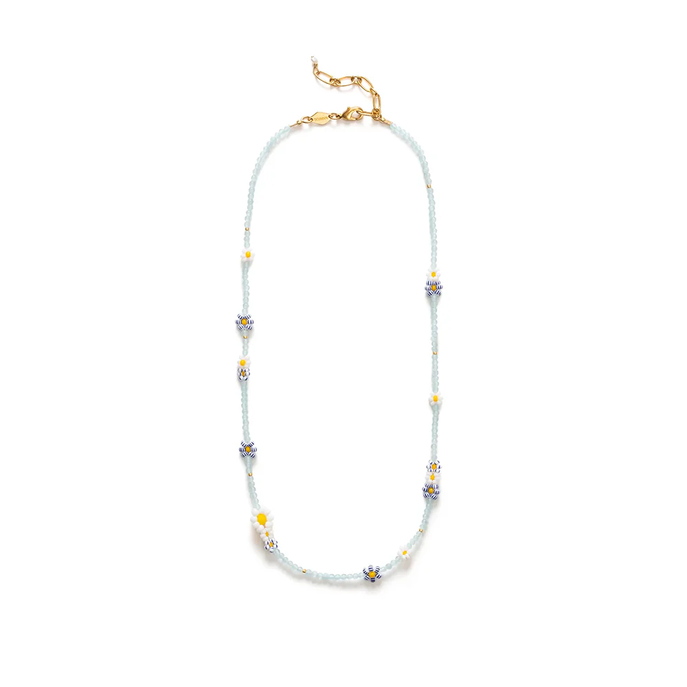 Anni Lu - Collier Bluebell Bloom - Soft Blue