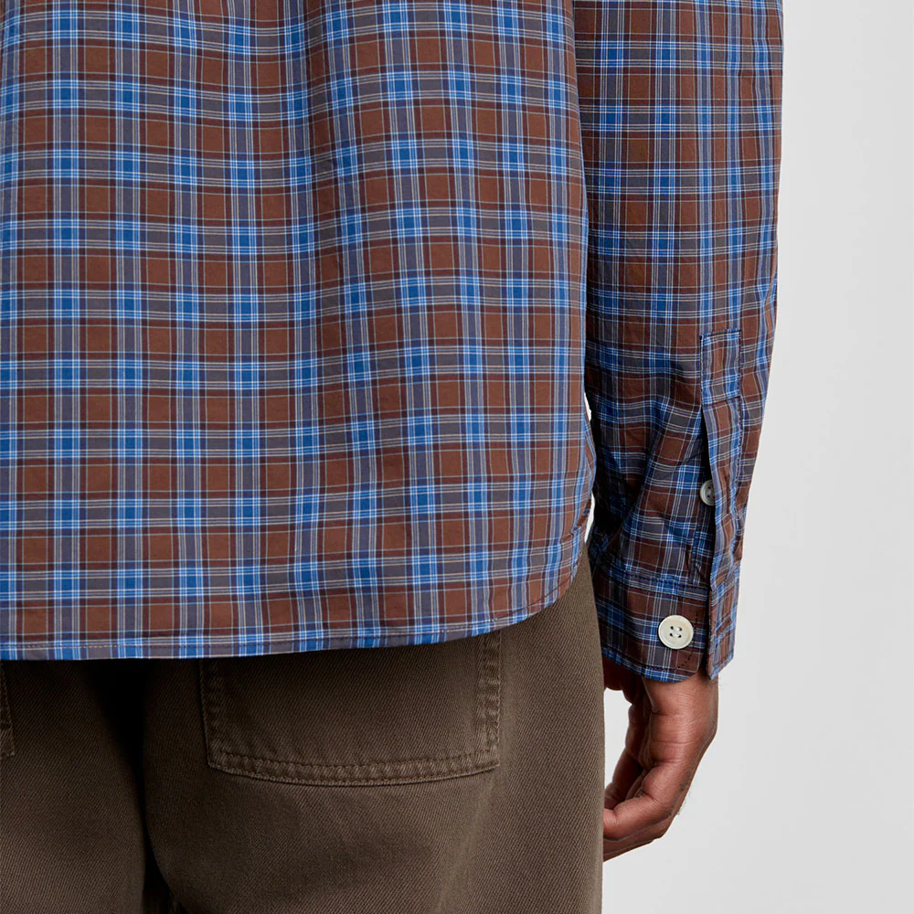 Another Aspect - Chemise 4.0 - Marron Bleu Check - Image 5