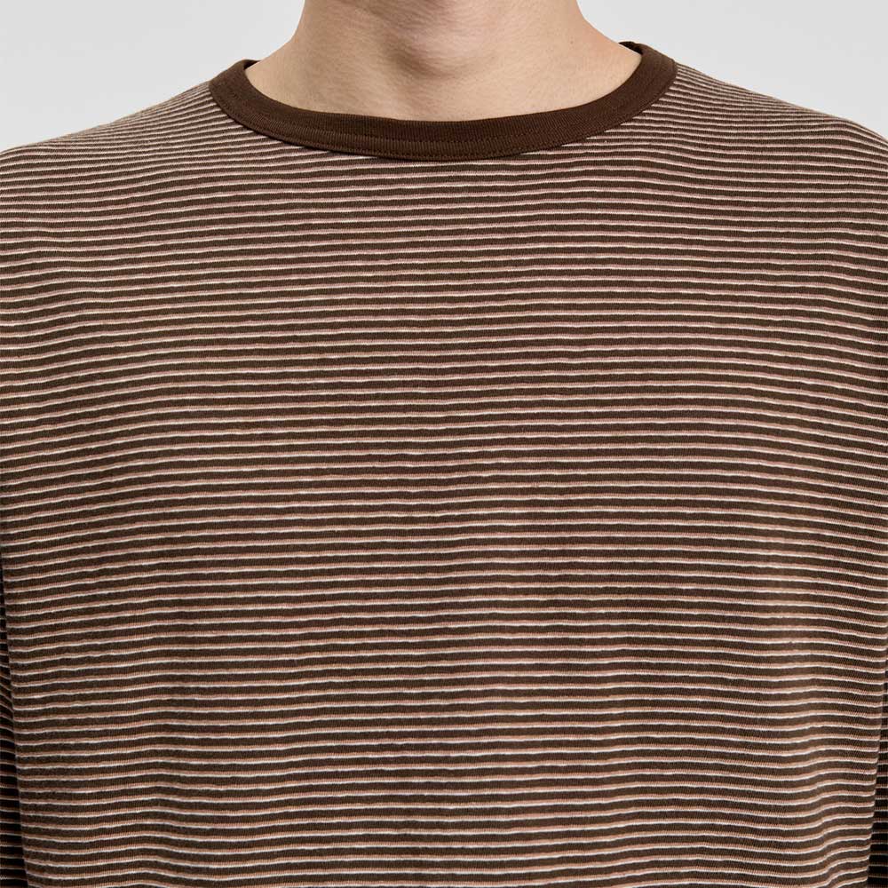 Another Aspect - T-shirt 3.0 - Marron Stripe - Image 4