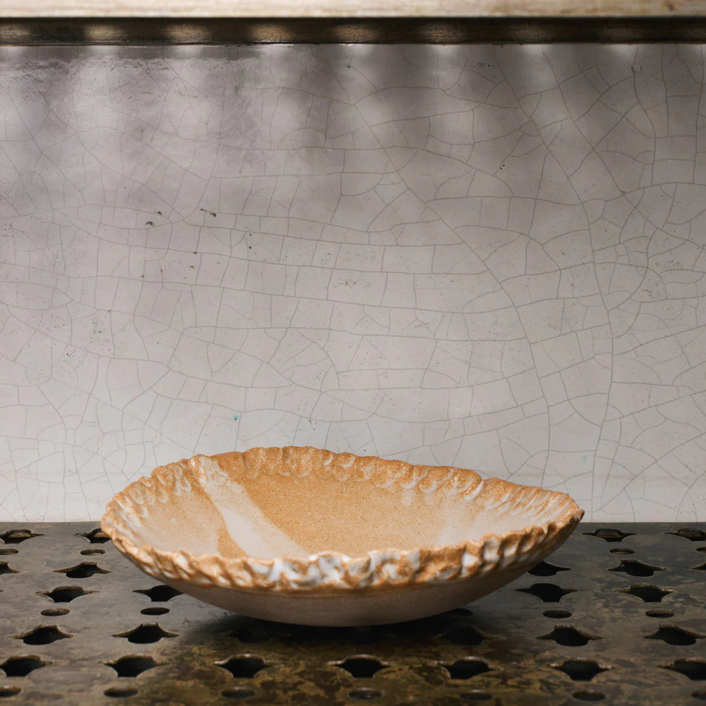 Assiette creuse Printemps en céramique - Léa Baldassari