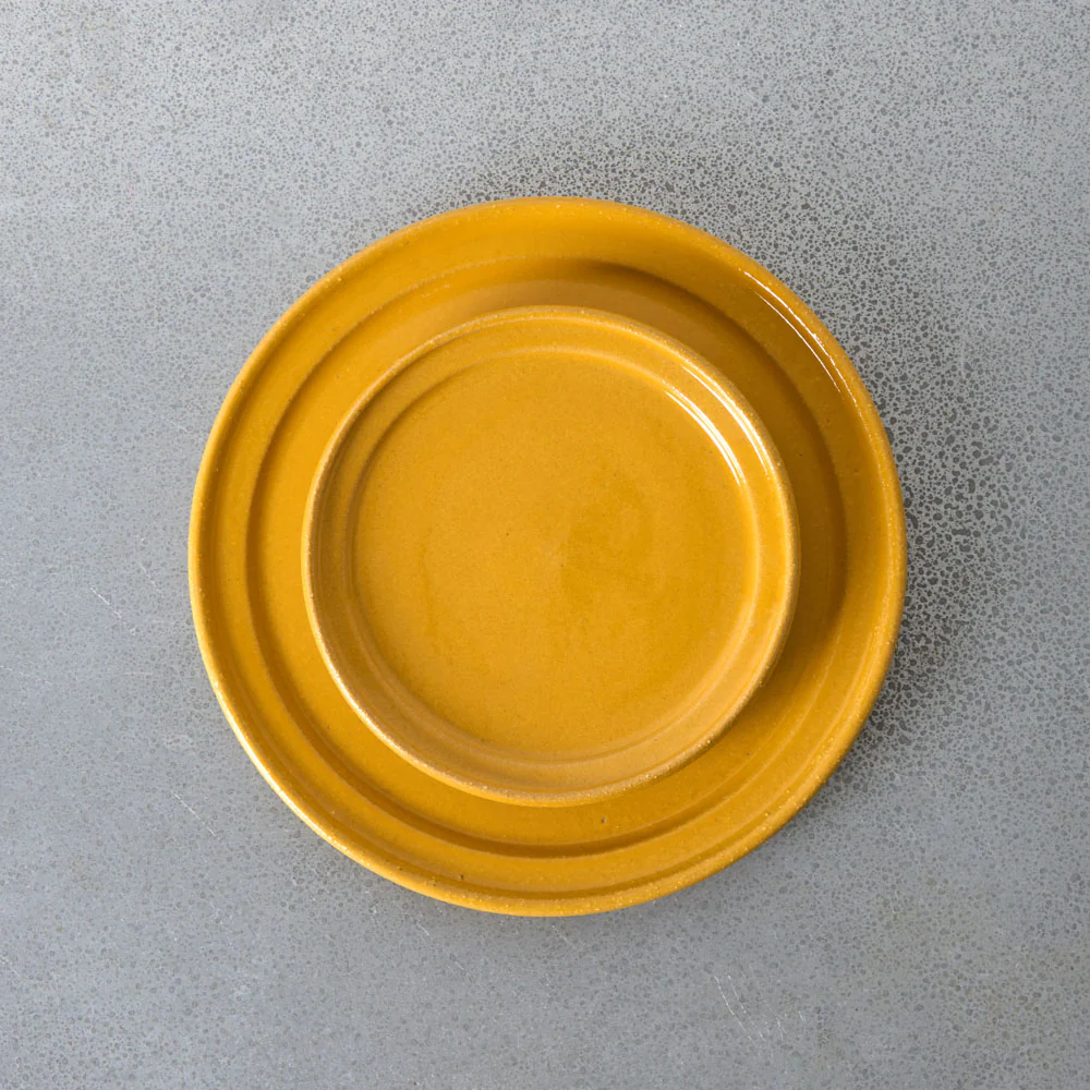 Assiette Dessert Temps - Jaune - Image 3