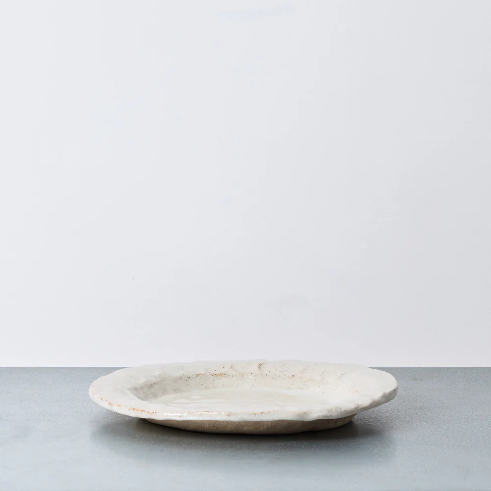 Assiette Mitja - Craie - Image 2