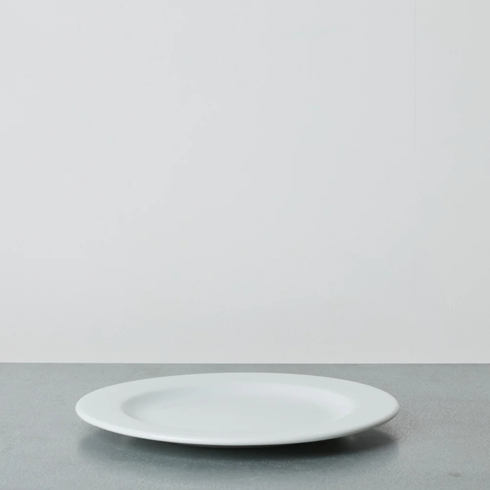 Assiette plate Alba - Blanc - Image 2