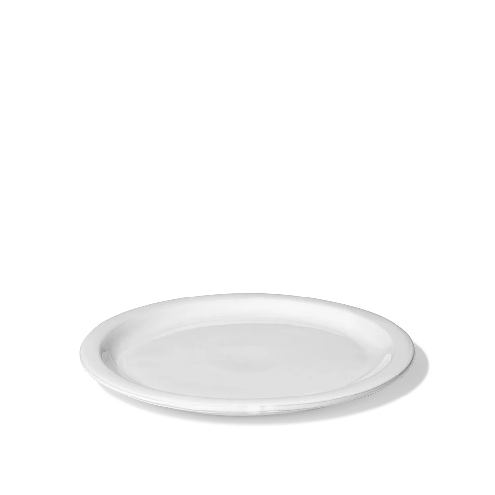 Assiette plate en céramique - Blanc - Image 4