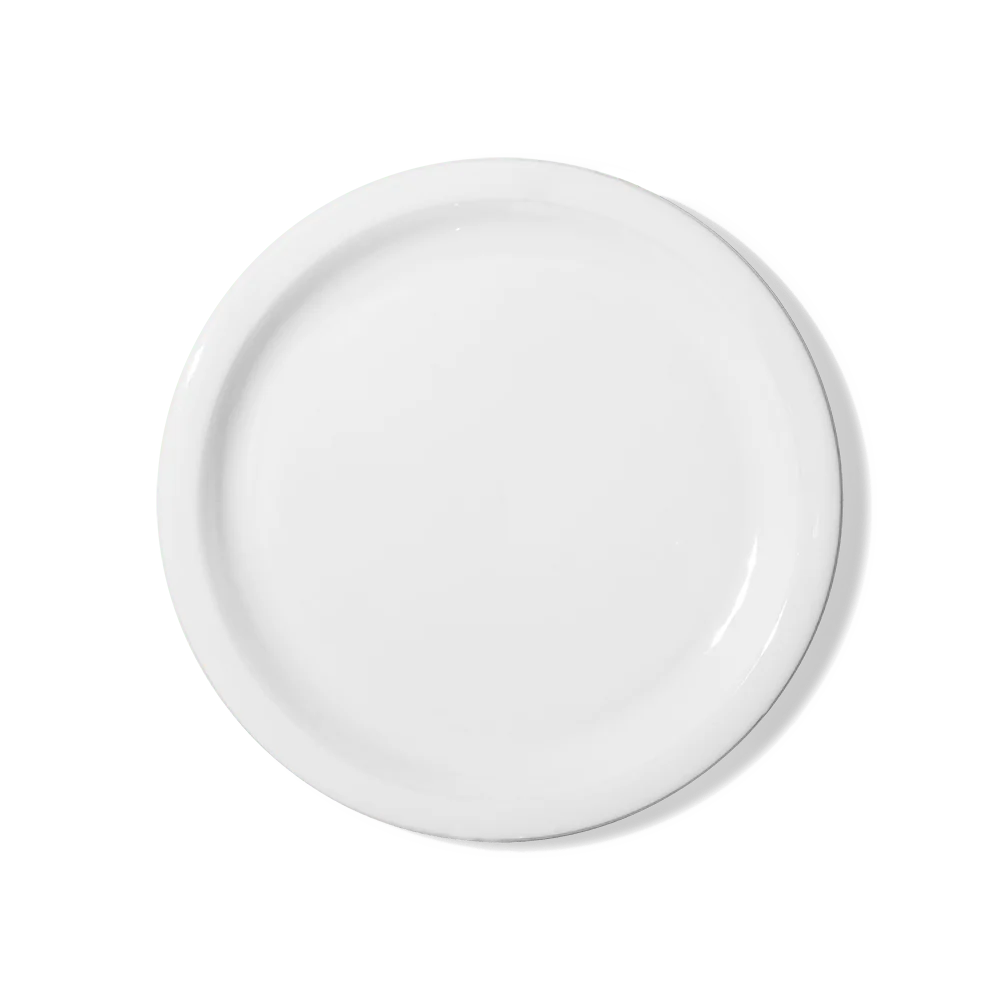 Assiette plate en céramique - Blanc - Image 5