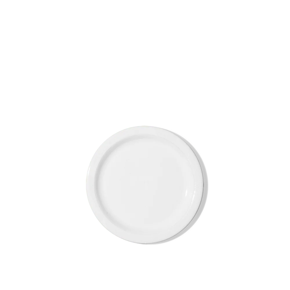 Assiette plate en céramique - Blanc - Image 6