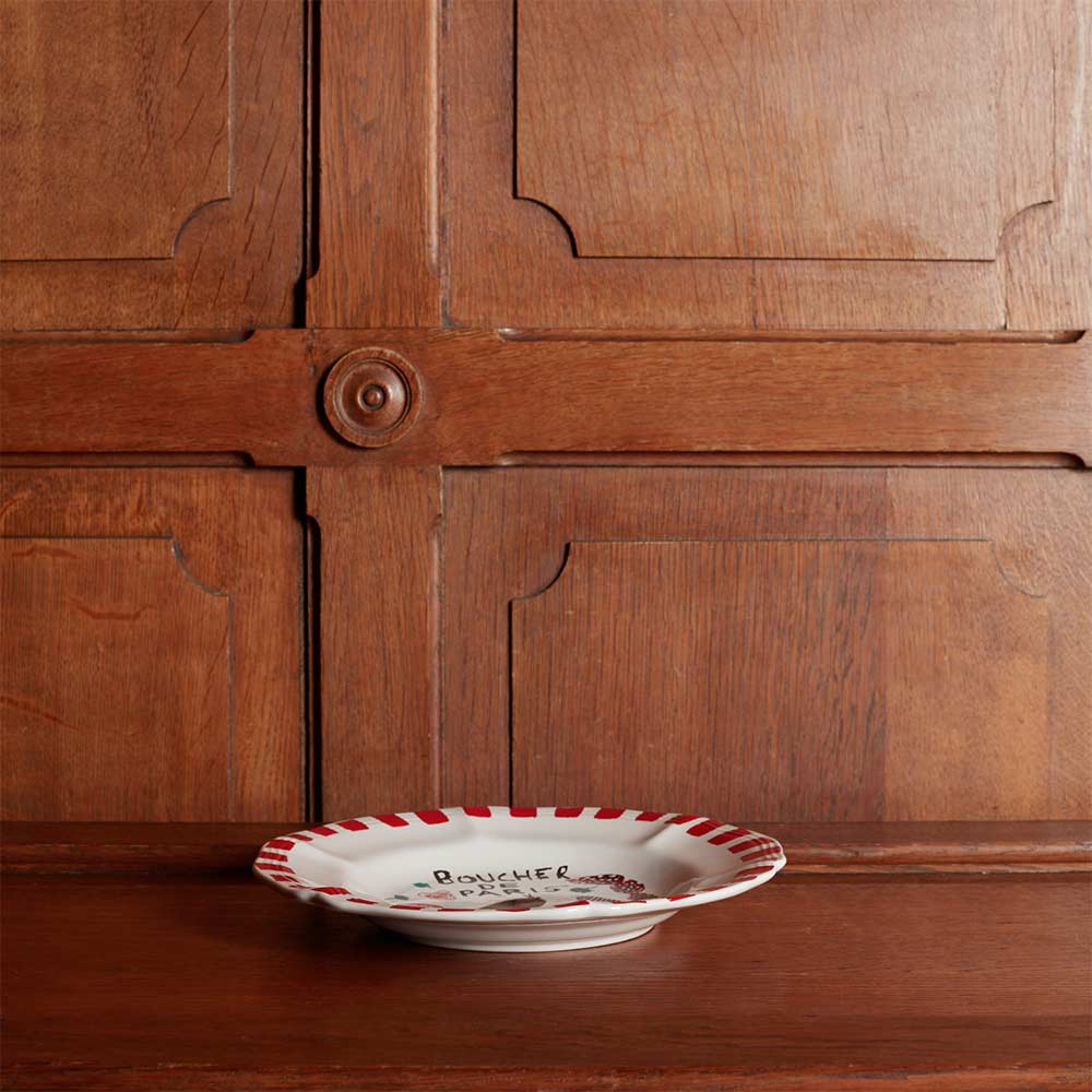 Assiette plate en faïence Boucher - Image 7