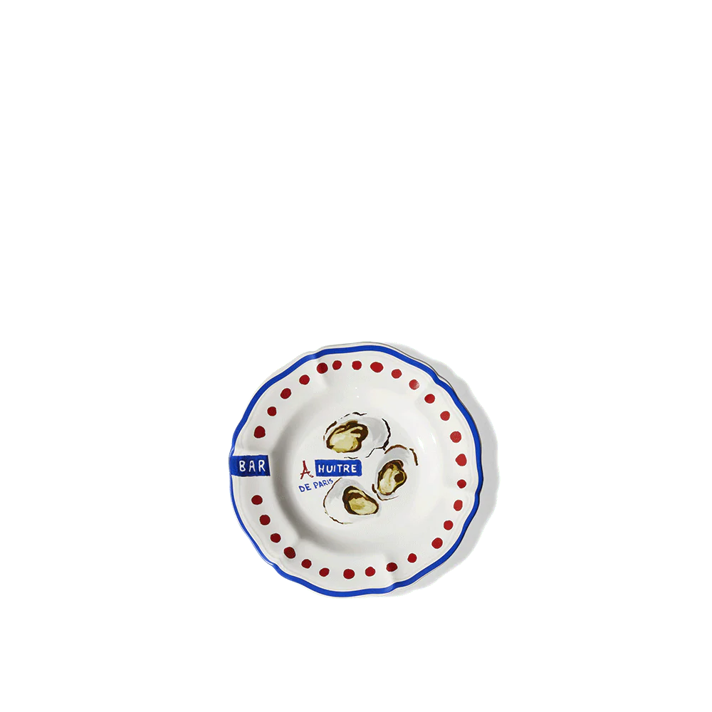 Assiette plate en faïence Huîtres - Image 6