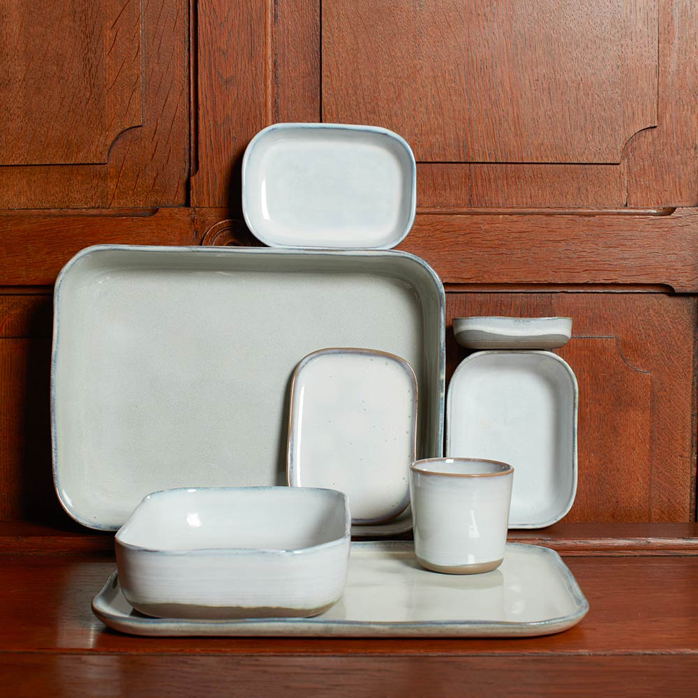Serax - Assiette plate en grÚs n°1 - Mastic - Image 3