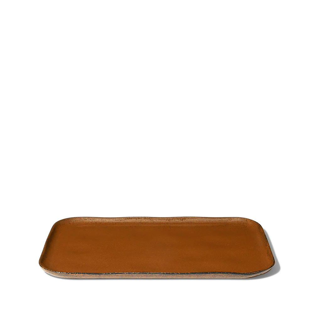 Serax - Assiette plate en grès n°1 - Ocre - Image 6