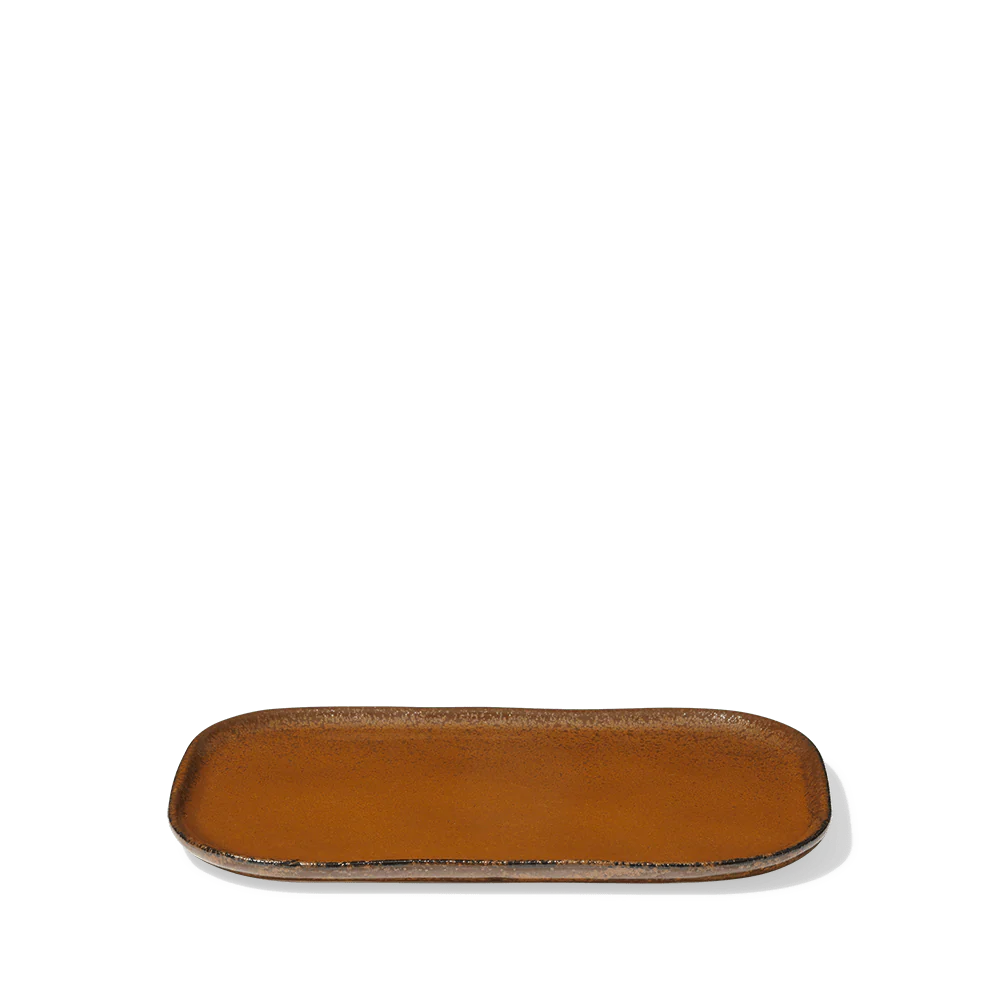 Serax - Assiette plate en grès n°2 - Ocre - Image 4