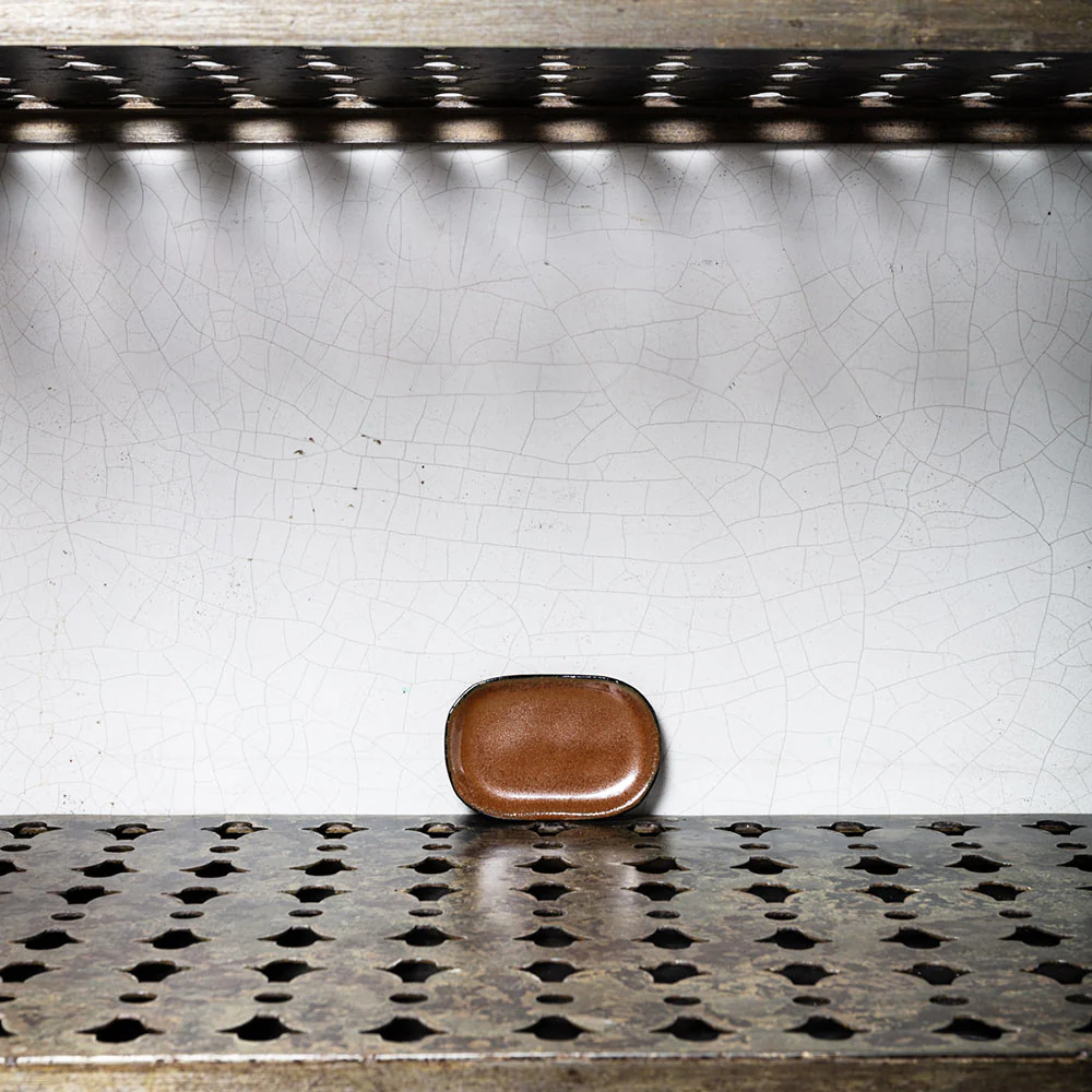 Serax - Assiette plate en grès n°4 - Ocre
