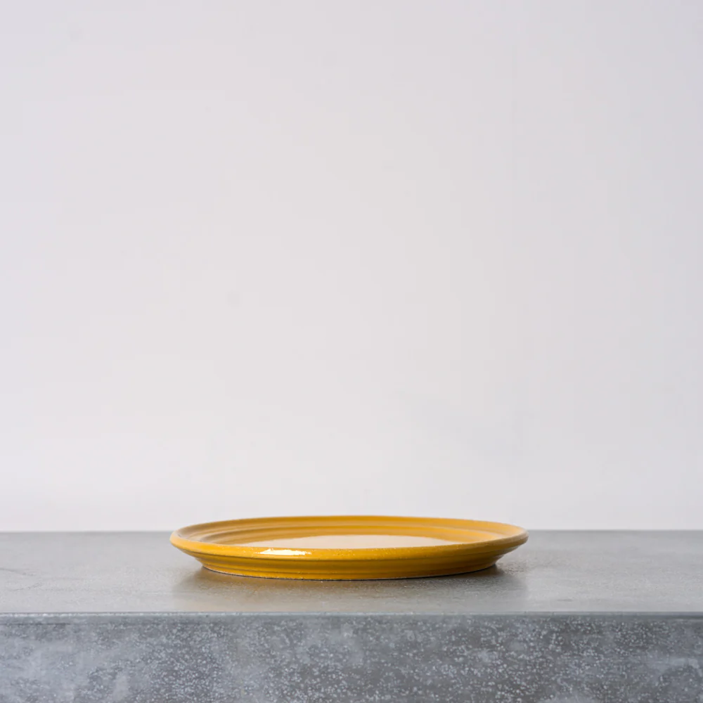 Assiette Temps - Jaune - Image 2