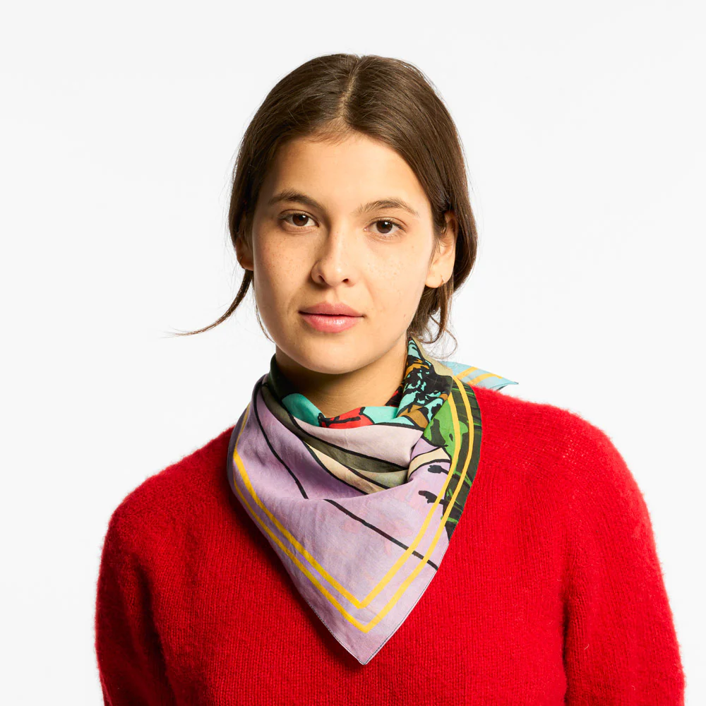 Au Vieux Campeur - Bandana Camping - Blanc Multi - Image 2