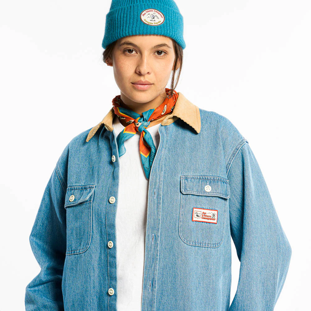 Au Vieux Campeur - Chemise Marcel - Bleu & Blanc - Image 7