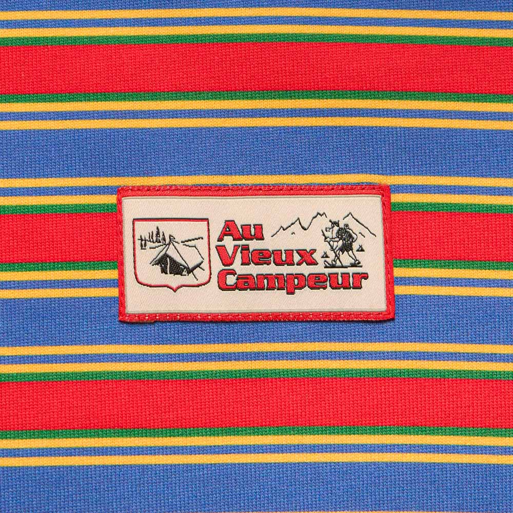 Au Vieux Campeur - Polo Roger Ă rayures - Vert Rouge & Bleu - Image 8