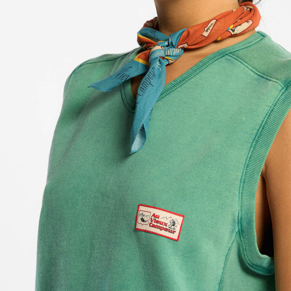 Au Vieux Campeur - Pull sans manches Amelia - Vert - Image 4
