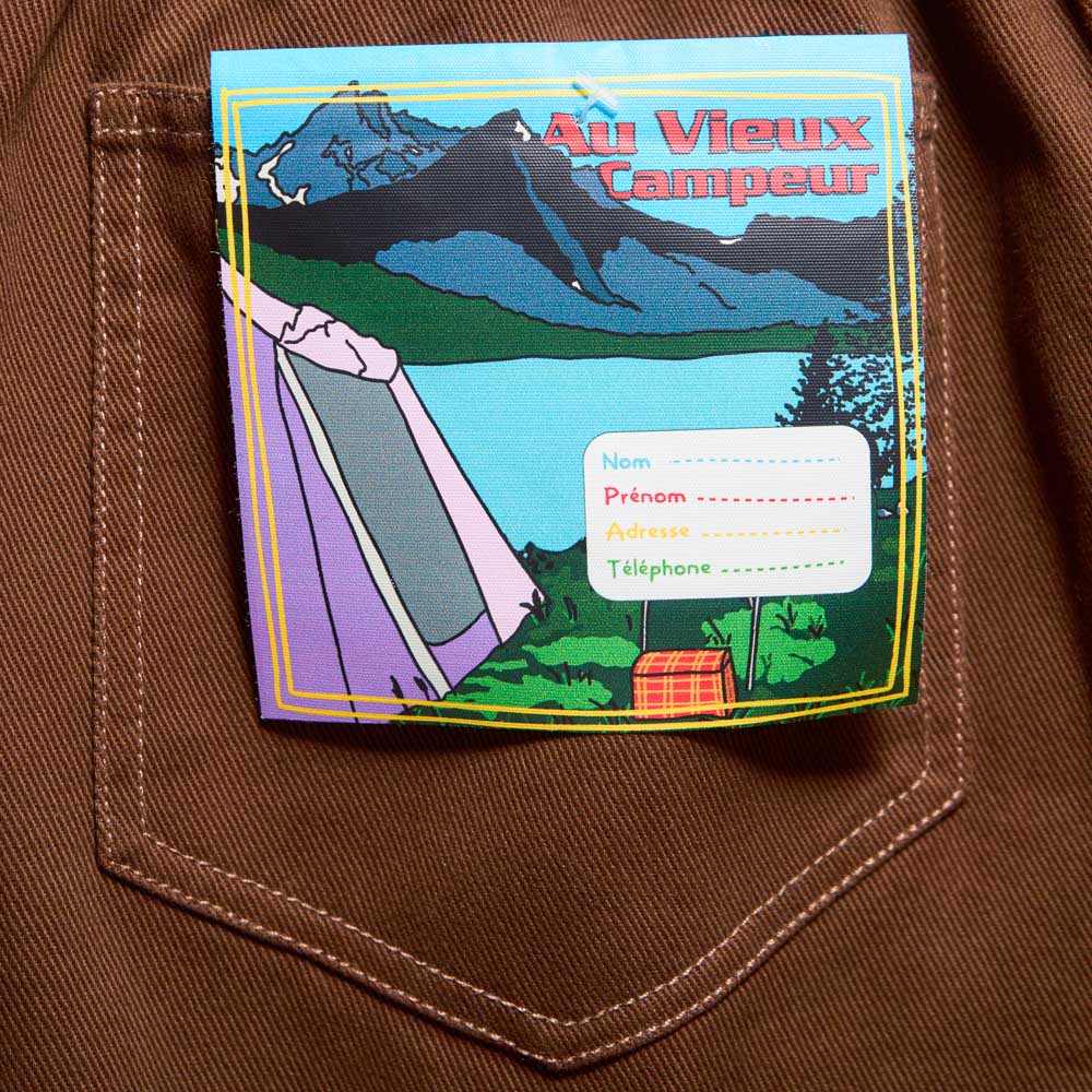 Au Vieux Campeur - Short Bicolore Etienne - Chocolat - Image 9