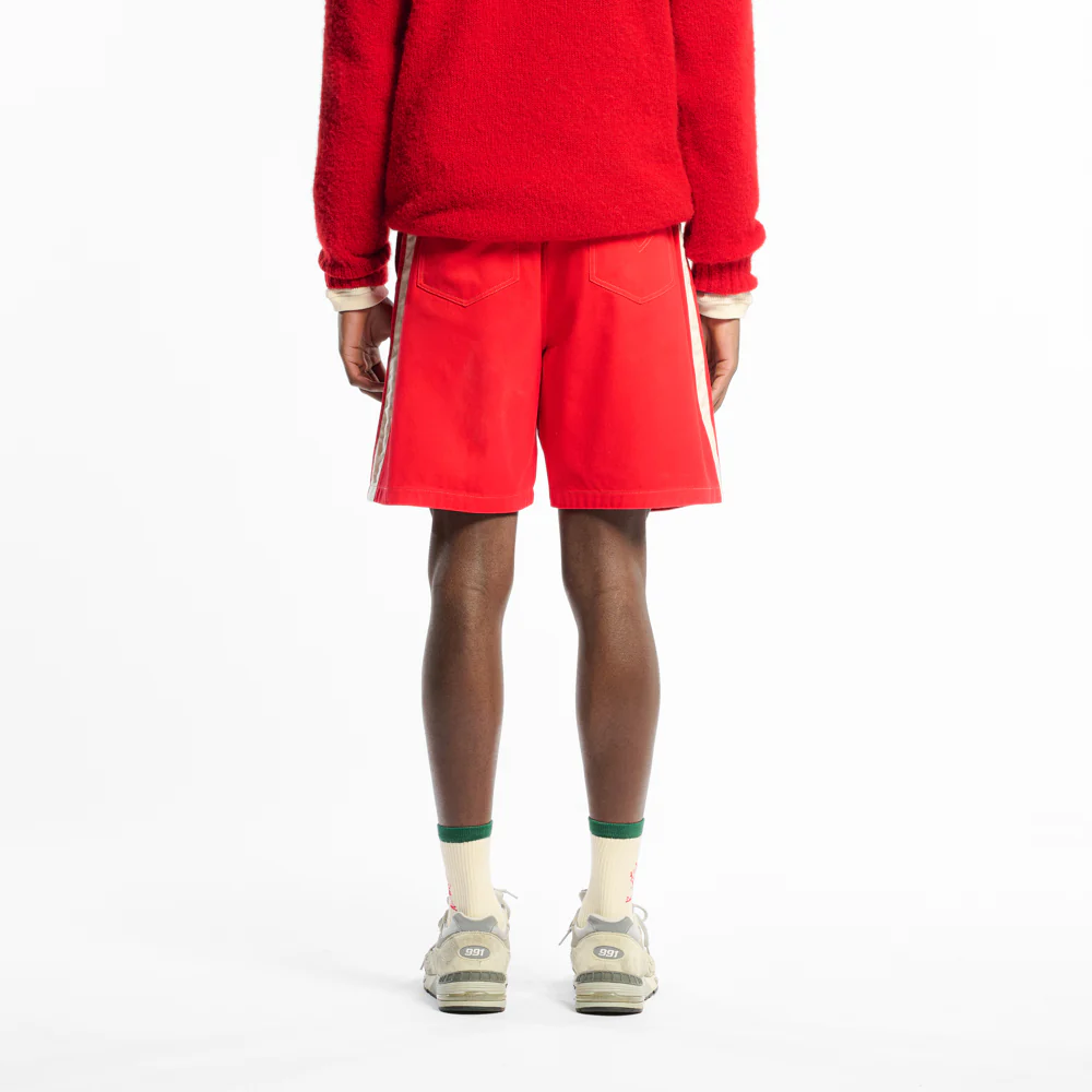 Au Vieux Campeur - Short Bicolore Etienne - Rouge - Image 3