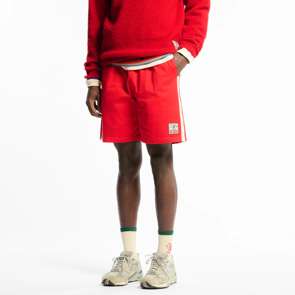 Au Vieux Campeur - Short Bicolore Etienne - Rouge - Image 4