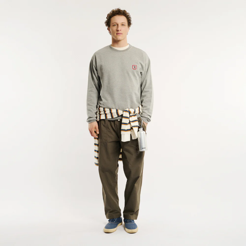 Au Vieux Campeur - Sweat Gaston - Gris Clair
