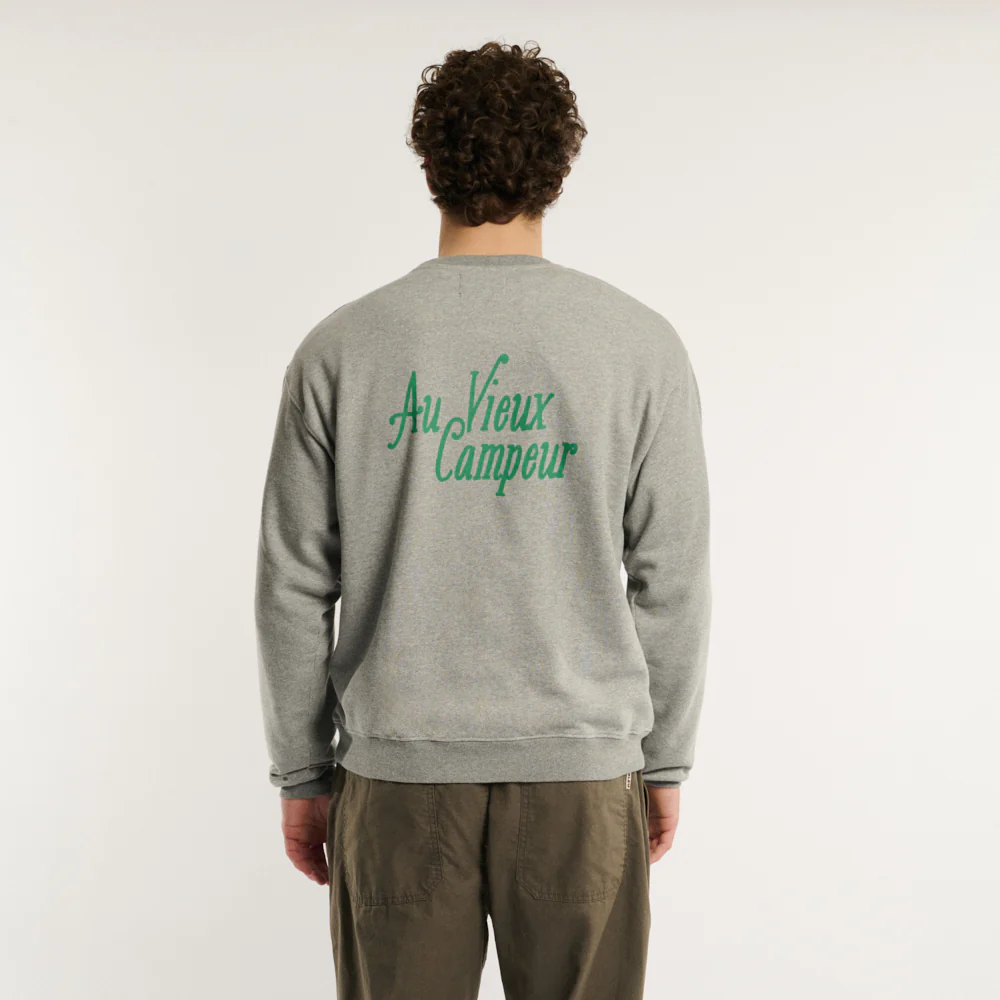 Au Vieux Campeur - Sweat Gaston - Gris Clair - Image 4