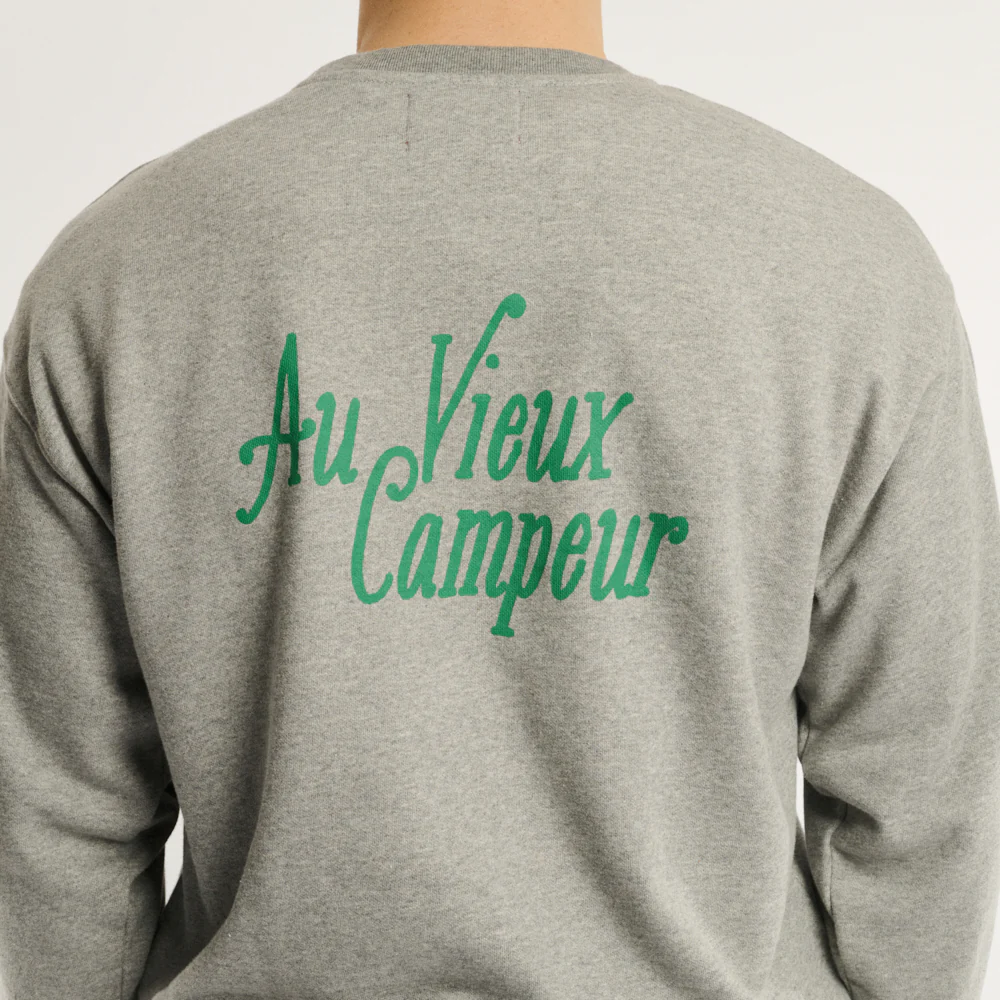 Au Vieux Campeur - Sweat Gaston - Gris Clair - Image 5