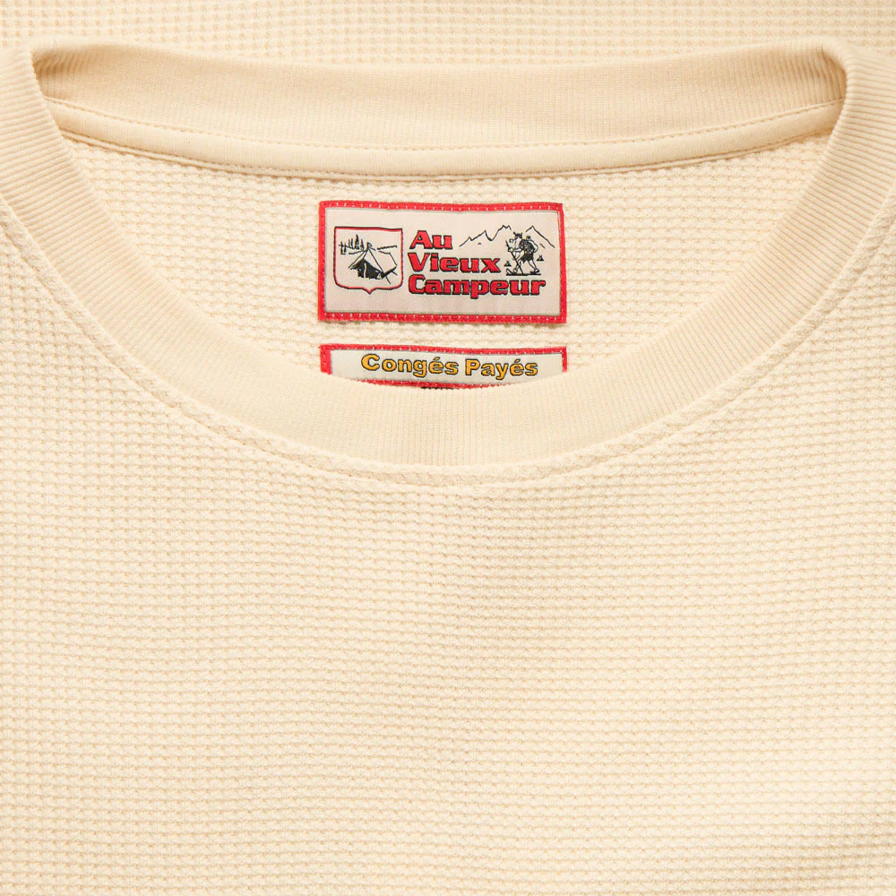 Au Vieux Campeur - T-shirt Manches Longues Aravis - Ecru - Image 8