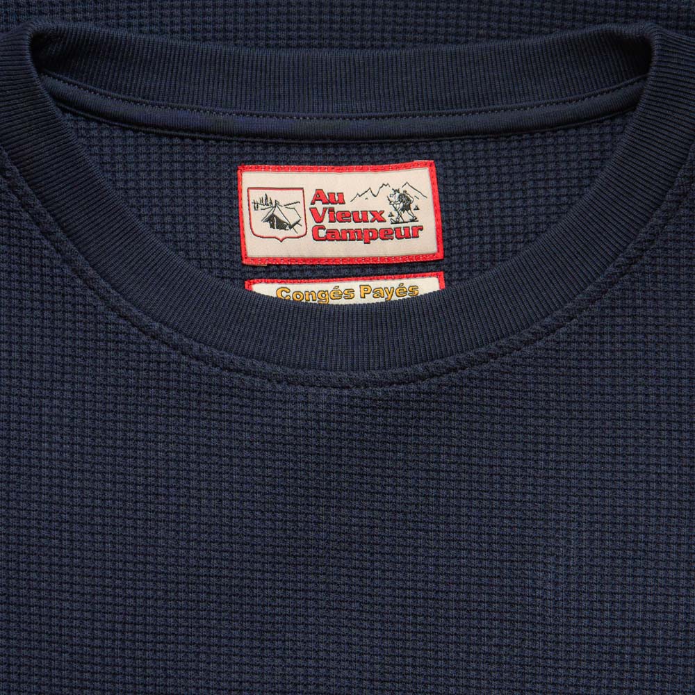 Au Vieux Campeur - T-shirt Manches Longues Aravis - Marine - Image 12