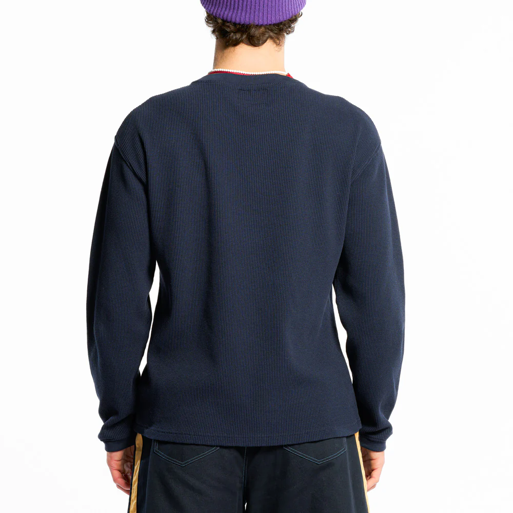 Au Vieux Campeur - T-shirt Manches Longues Aravis - Marine - Image 4