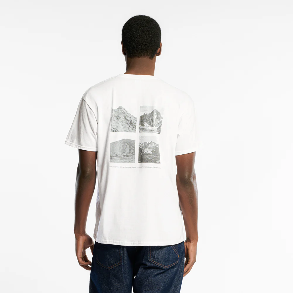 Au Vieux Campeur - T-shirt Manches Courtes Sommets - Blanc - Image 3