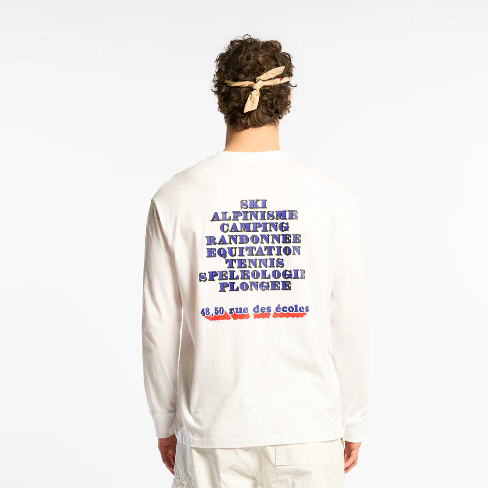 Au Vieux Campeur - T-shirt Manches Longues Couverture 1976 - Blanc - Image 3