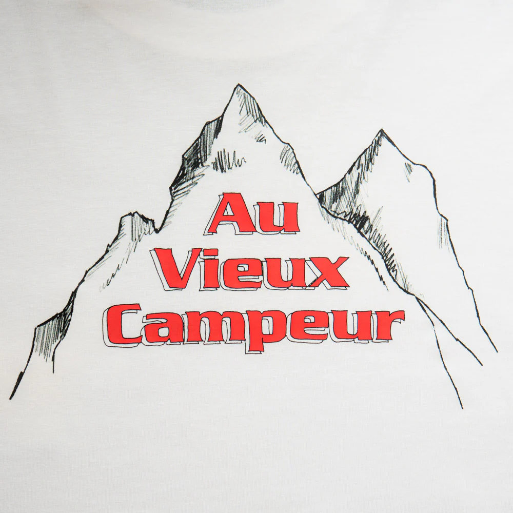 Au Vieux Campeur - T-shirt Manches Longues Grimpeur - Blanc imprimé - Image 6