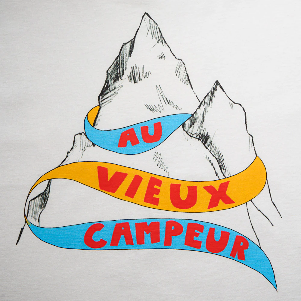 Au Vieux Campeur - T-shirt Montagne - Blanc - Image 7