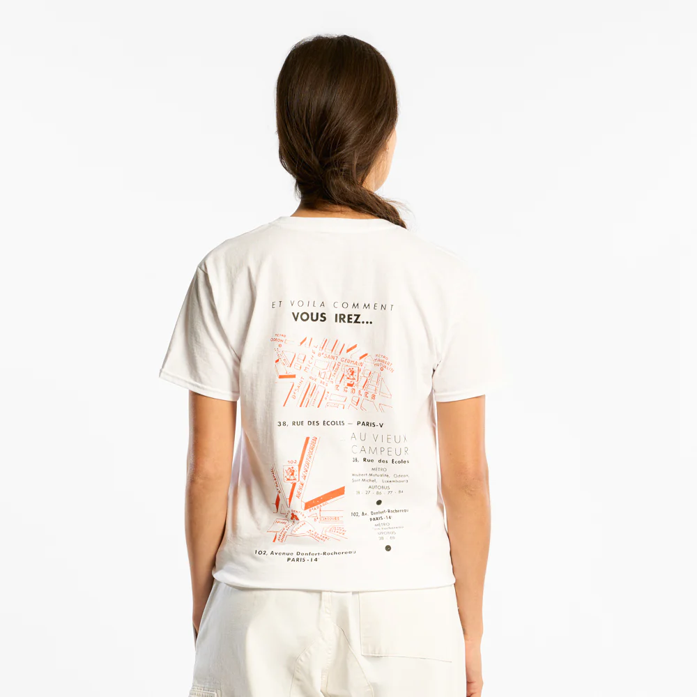Au Vieux Campeur - T-shirt Manches Courtes Plans - Blanc - Image 3