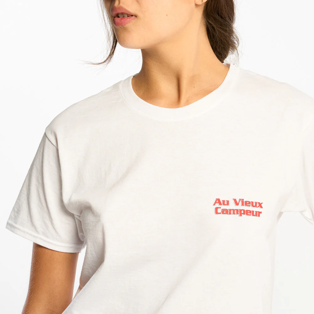 Au Vieux Campeur - T-shirt Manches Courtes Plans - Blanc - Image 4