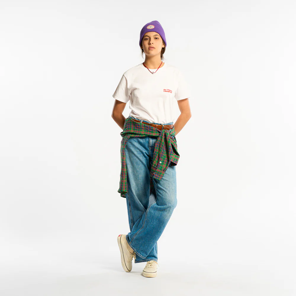 Au Vieux Campeur - T-shirt Manches Courtes Volcans - Blanc - Image 5
