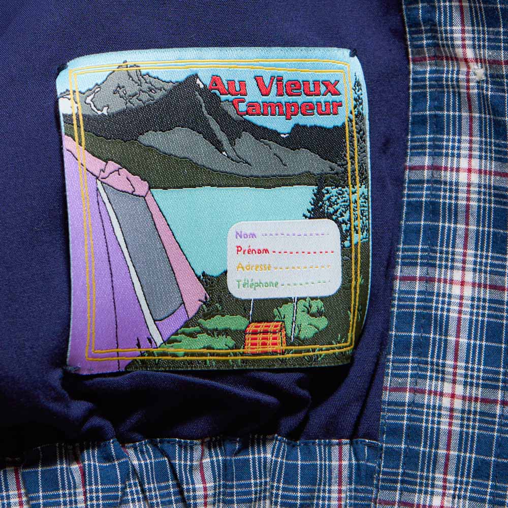 Au Vieux Campeur - Veste Ă carreaux Claude - Bleu & Blanc - Image 10