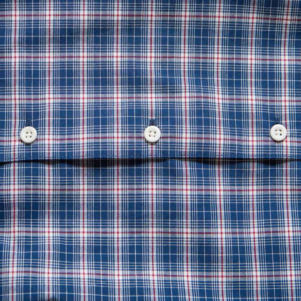 Au Vieux Campeur - Veste Ă carreaux Claude - Bleu & Blanc - Image 6