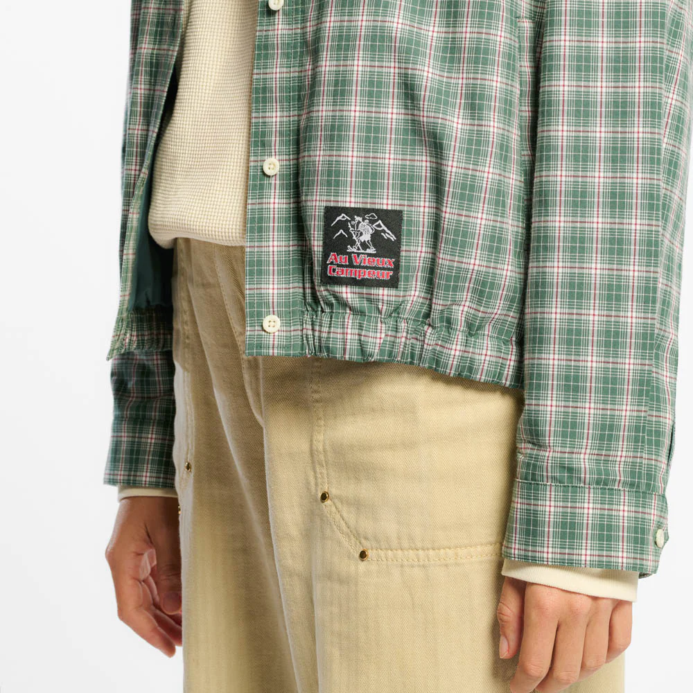 Au Vieux Campeur - Veste Ă carreaux Claude - Vert & Blanc - Image 4