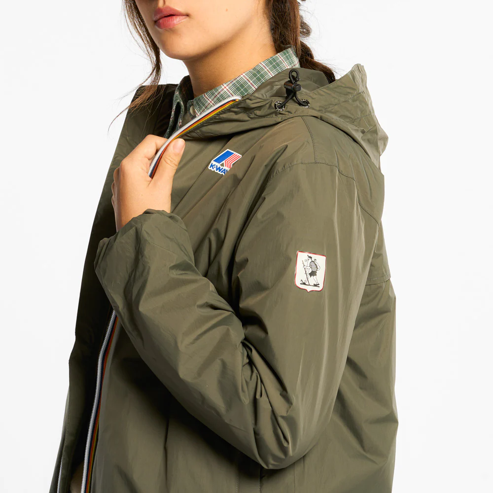 Au Vieux Campeur x K-way - Veste Claude 4.0 - Kaki - Image 4